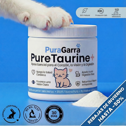 PureTaurine+ - Nº 1 recomendado por veterinarios