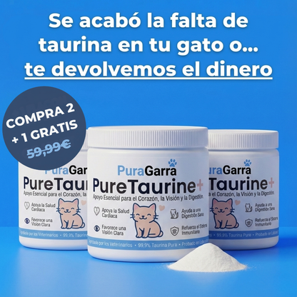 PureTaurine+ - Nº 1 recomendado por veterinarios